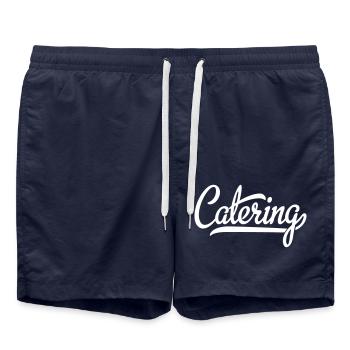 Catering - Badeshorts - French Navy - Vorne - AI Model Male 185 light (185cm)