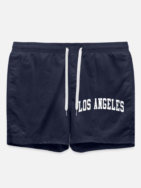Los Angeles - Retro - Badeshorts - French Navy