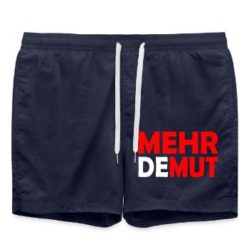 Demut - Badeshorts - French Navy - Vorne - AI Model Male 185 light (185cm)