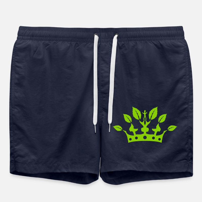 Blätter Krone Öko - Badeshorts - French Navy
