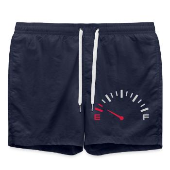Tank Leer Anzeige - Badeshorts - French Navy - Vorne - AI Model Male 185 light (185cm)
