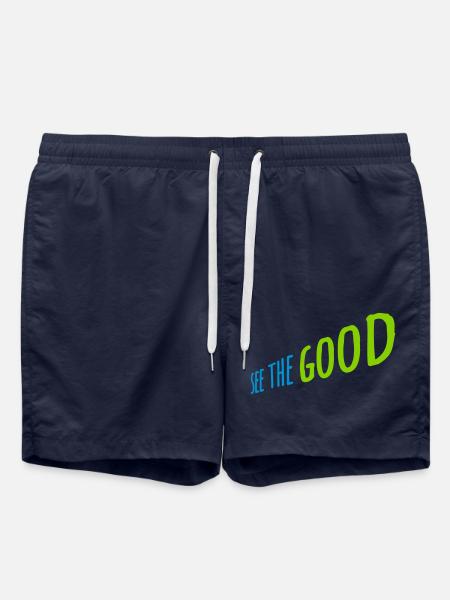 see the good quote - Swim Trunks - french navy