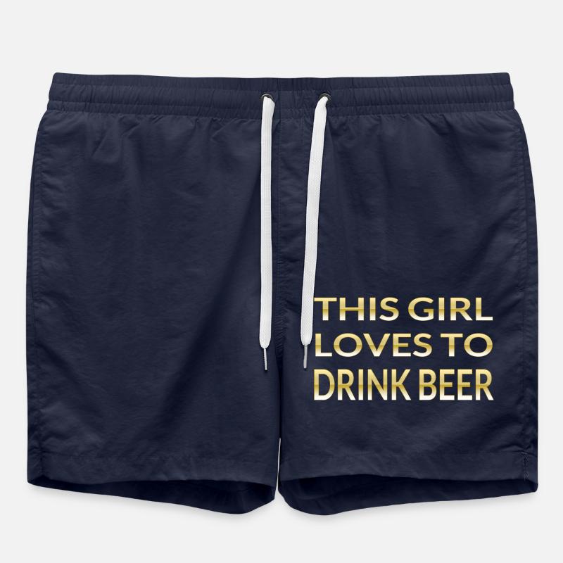 Beer - Swim Trunks - french navy