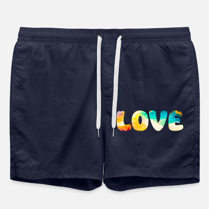 LOVE - Swim Trunks - french navy