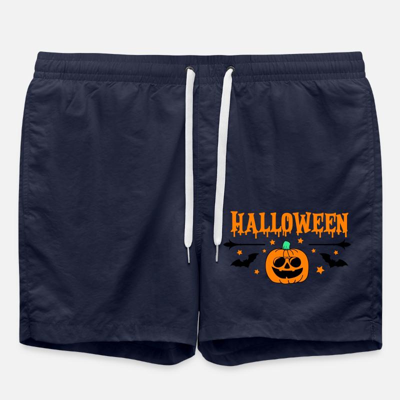 Halloween - Short de bain - bleu marine