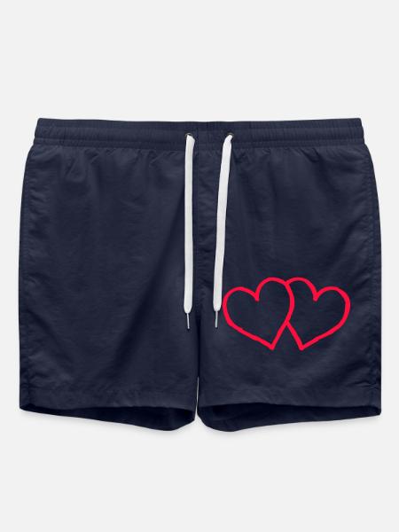 herzen heart - Badeshorts - French Navy