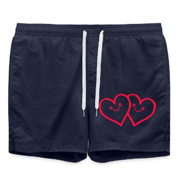 Coeurs Coeurs - Short de bain - bleu marine - Devant - AI Model Male 185 light (185cm)