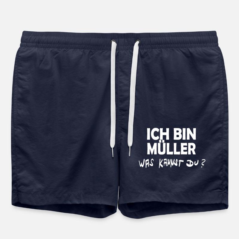 Cadeau pour Müller - Short de bain - bleu marine
