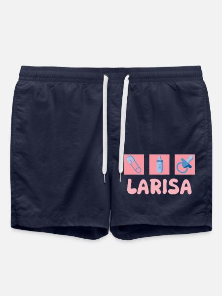 Larisa as a pacifier - Swim Trunks - french navy