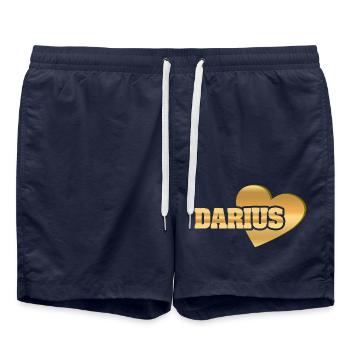 Gold Darius - Swim Trunks - french navy - Front - AI Model Male 185 light (185cm)