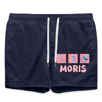 Pacifier Moris - Swim Trunks - french navy - Front - AI Model Male 185 light (185cm)