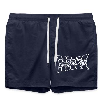 Nom : Agnes - Short de bain - bleu marine - Devant - AI Model Male 185 light (185cm)