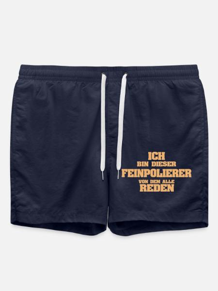 Feinpolierer als Beruf - Badeshorts - French Navy