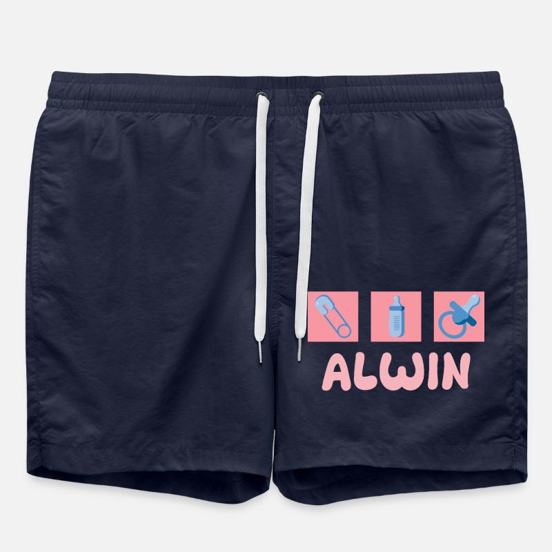 Sucette Alwin - Short de bain - bleu marine