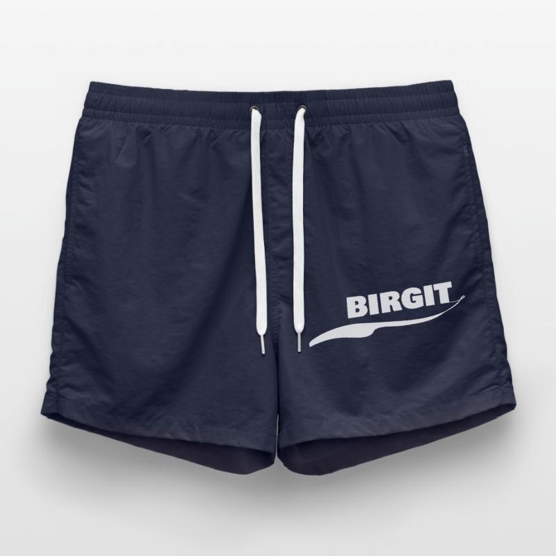 First name Birgit Swim Trunks