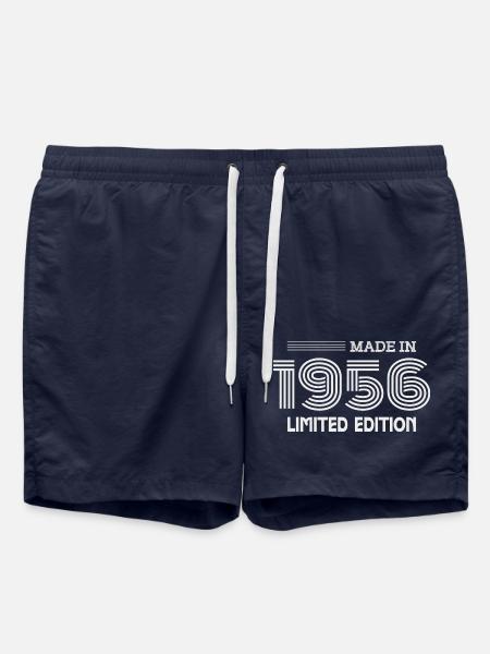 1956 Birthday Gift Idea 1956 - Swim Trunks - french navy