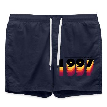 Best of 1997 - Celebrate 28 Years with Vintage - Swim Trunks - french navy - Front - AI Model Male 185 light (185cm)
