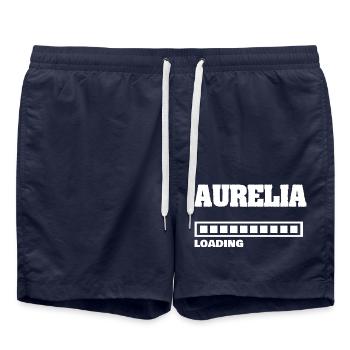 Aurelia - Swim Trunks - french navy - Front - AI Model Male 185 light (185cm)