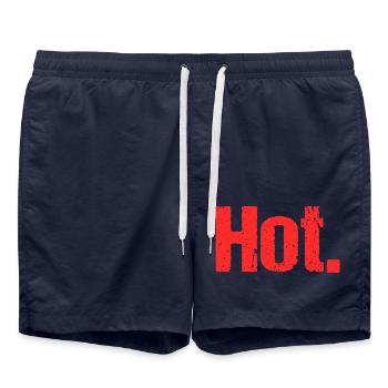 Hot. - Swim Trunks - french navy - Front - AI Model Male 185 light (185cm)