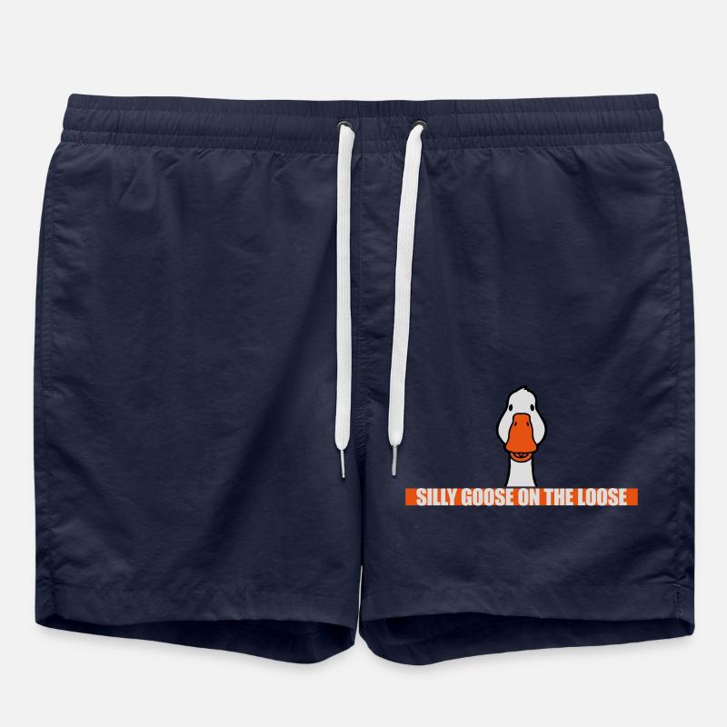 goose on the loose - Badeshorts - French Navy
