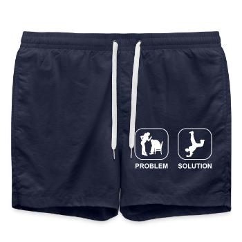 Breakdance Dancer Cadeau Danse Danse Sport - Short de bain - bleu marine - Devant - AI Model Male 185 light (185cm)