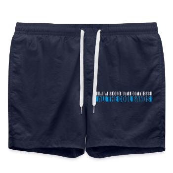 Je suis peut-être vieux - Short de bain - bleu marine - Devant - AI Model Male 185 light (185cm)