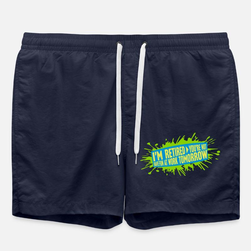 have fun at work - Swim Trunks - french navy