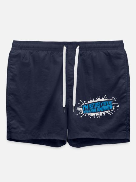 have fun at work - Swim Trunks - french navy