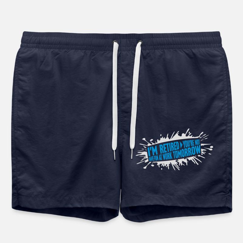 have fun at work - Swim Trunks - french navy