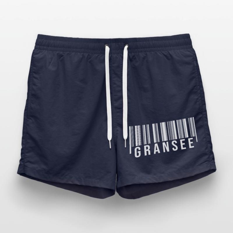 Gransee Strichcode Badeshorts