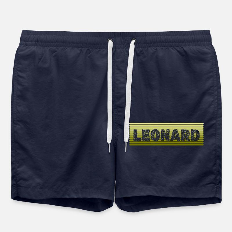 Léonard Léonard - Short de bain - bleu marine