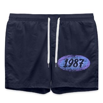 1987 1987 - Badeshorts - French Navy - Vorne - AI Model Male 185 light (185cm)