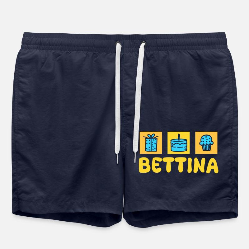 First name Bettina - Swim Trunks - french navy