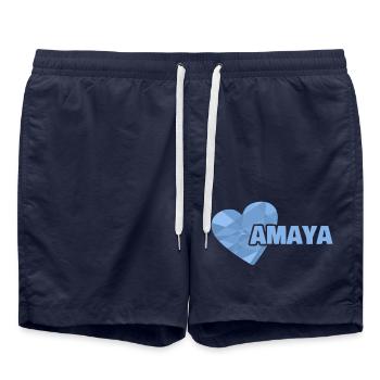 Mama Amaya - Short de bain - bleu marine - Devant - AI Model Male 185 light (185cm)