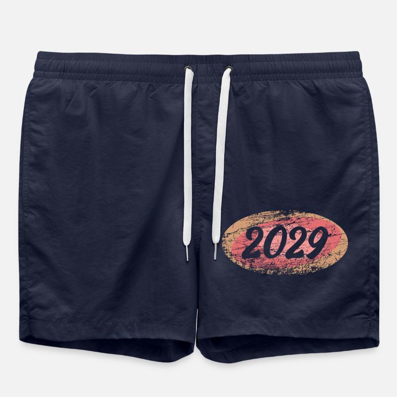 2029 - Short de bain - bleu marine