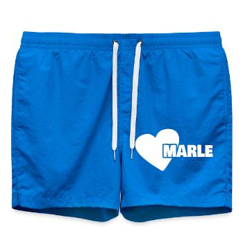 First name Marle - Swim Trunks - cobalt blue - Front
