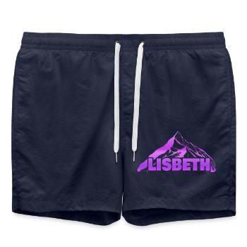 Mount Lisbeth - Swim Trunks - french navy - Front - AI Model Male 185 light (185cm)