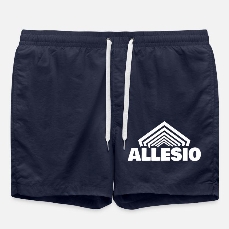 Prénom Allesio - Short de bain - bleu marine