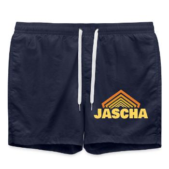 Jascha - Short de bain - bleu marine - Devant - AI Model Male 185 light (185cm)