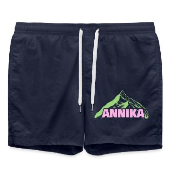 Alpinisme Annika - Short de bain - bleu marine - Devant - AI Model Male 185 light (185cm)