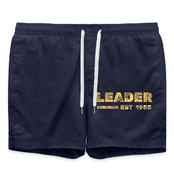 1955 - Swim Trunks - french navy - Front - AI Model Male 185 light (185cm)