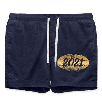 Métal précieux 2021 - Short de bain - bleu marine - Devant - AI Model Male 185 light (185cm)