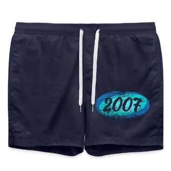 2007 - Swim Trunks - french navy - Front - AI Model Male 185 light (185cm)