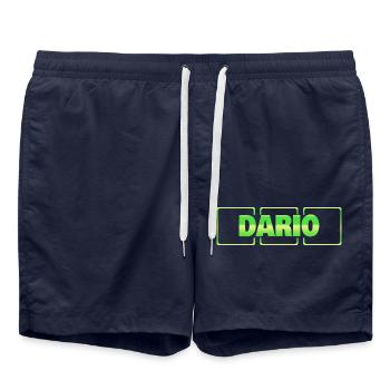 Idée cadeau Dario - Short de bain - bleu marine - Devant - AI Model Male 185 light (185cm)