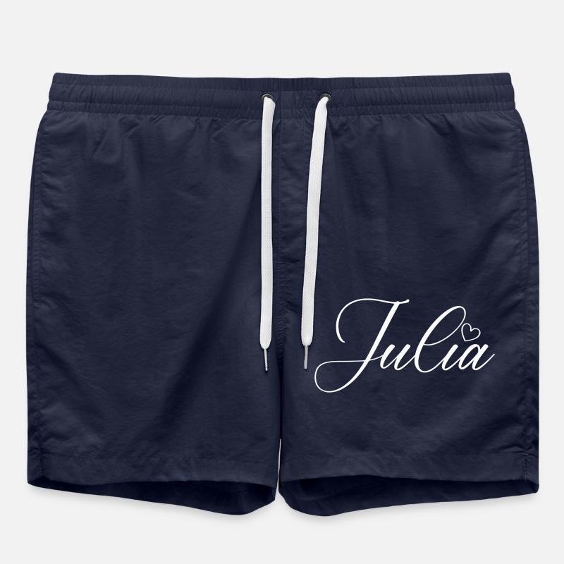 julia name - Badeshorts - French Navy