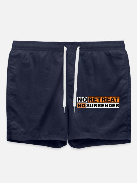 No Retreat No Surrender - Swim Trunks - french navy