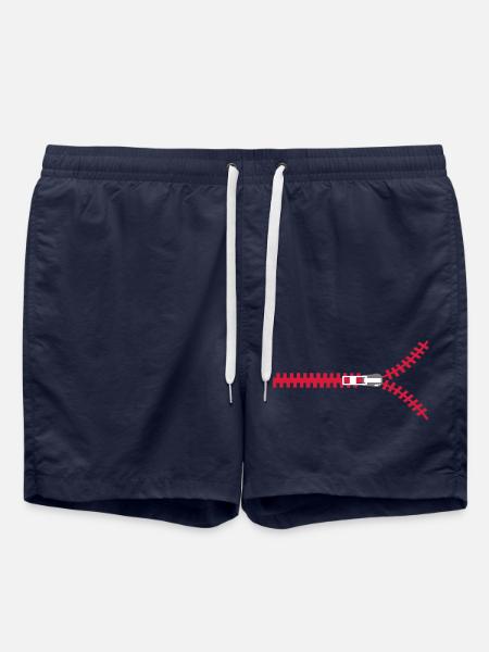 Zipper Zipper Closure - Swim Trunks - french navy