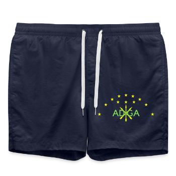 adiga green - Badeshorts - French Navy - Vorne - AI Model Male 185 light (185cm)