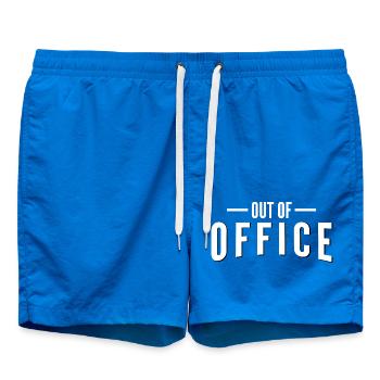 Absent du bureau - Short de bain - cobalt blue - Devant
