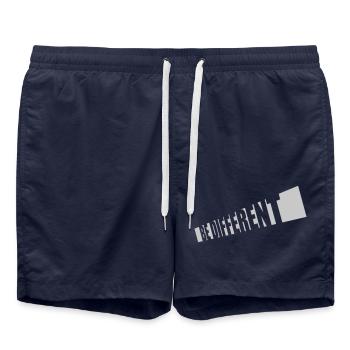 Be different Logo Design - Swim Trunks - french navy - Front - AI Model Male 185 light (185cm)